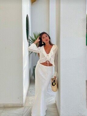 Linen Maxi Skirt